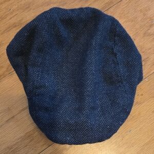 Gray Grey Kids Herringbone Cap